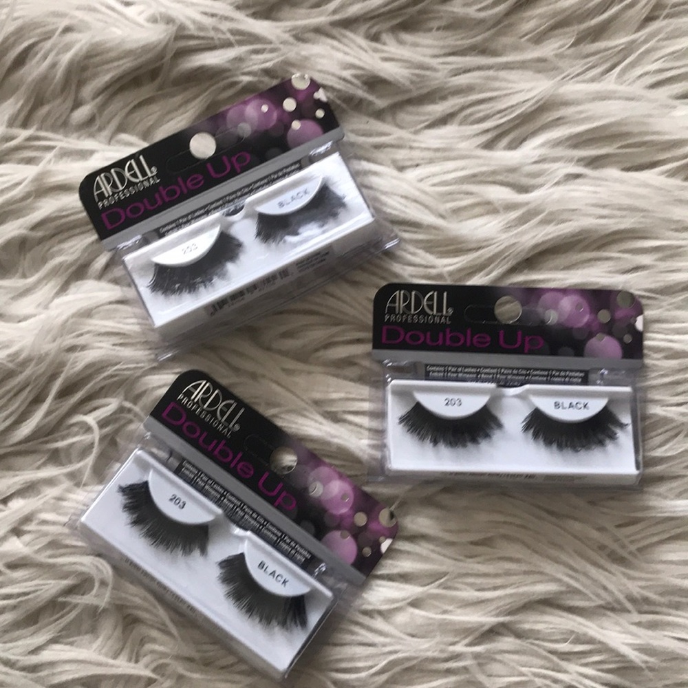 Three lash sets of Ardell Double Up Lashes